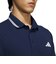 アディダス（adidas）ゴルフウェア ワンポイントロゴ UVケア付き半袖ポロシャツ KVH14-JF6272NVY