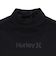 ハーレー（HURLEY）ゴルフウェア 吸汗速乾 ファントム アイコン ブロックパーティー 半袖 モックネック MGPS251108-BLK