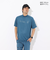 ハーレー（HURLEY）ゴルフウェア 軽量 通気性 ファントム メッシュ アイコン 半袖 モックネックシャツ MGPS251111-BLU