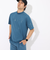 ハーレー（HURLEY）ゴルフウェア 軽量 通気性 ファントム メッシュ アイコン 半袖 モックネックシャツ MGPS251111-BLU