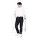 シルバースコット845（SILVERSCOTT845）ゴルフウェア 撥水 TYPE1 STRAIGHT ストレートパンツ SS25SSP001 BLK
