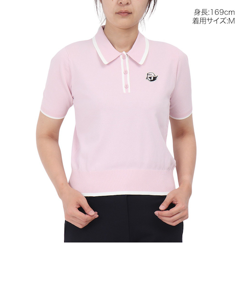 ゴルフウェア シーズナル 半袖ニットポロシャツ 072252761-0010