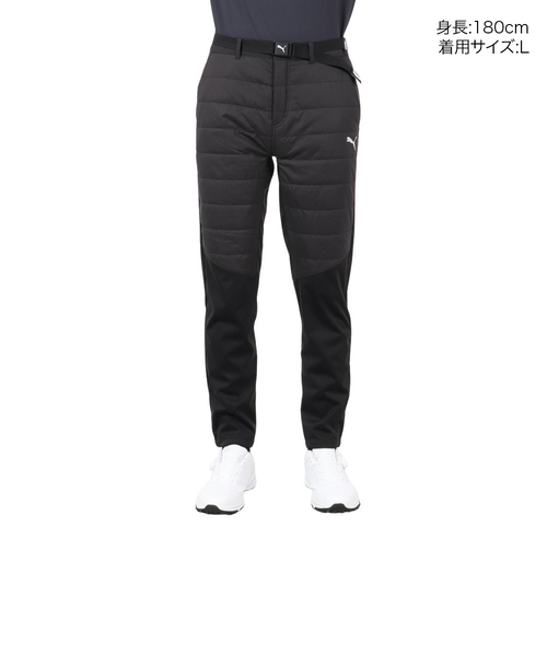 プーマ（PUMA）ゴルフウェア ストレッチパデッドパンツ ベルト付き