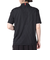 アディダス（adidas）ゴルフウェア アディゼロ バックプリント 半袖ポロシャツ KUK66-JG1344BLK