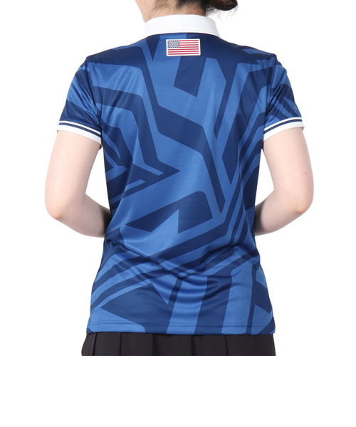 J.LINDEBERG（J.LINDEBERG）ゴルフウェア Felicite Print ポロシャツ