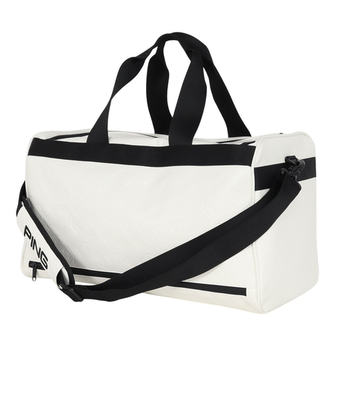 ピン（PING）ゴルフ 2WAY エンボス ボストンバッグ GB-U2516 WH 38573