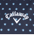 キャロウェイ（CALLAWAY）ゴルフウェア ミニフラワープリント ハイゲージ鹿の子半袖シャツ C25234102-1120