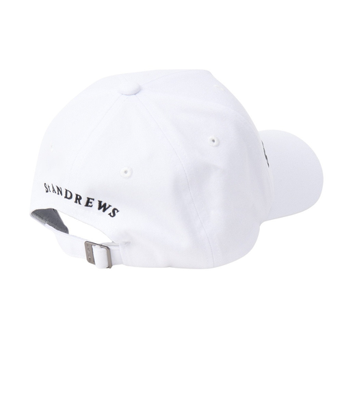 St ANDREWS ホワイト バイザー ゴルフ帽子 レディース キャップ 帽子 GOLF