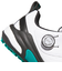 アディダス（adidas）ゴルフシューズ コードカオス BOA ボア ダイヤル式 JI4164 W/GRN