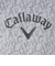 キャロウェイ（CALLAWAY）ゴルフウェア モックネック ロゴプリントハーフゲージ半袖スウェットシャツ C24217103-1020