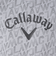 キャロウェイ（CALLAWAY）ゴルフウェア モックネック ロゴプリントハーフゲージ半袖スウェットシャツ C24217103-1020