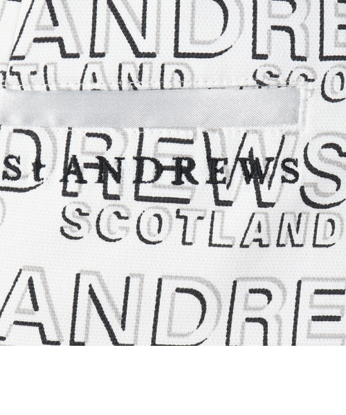 セントアンドリュース　ロゴプリントスカート St ANDREWS スカート 「St ANDREWS」デジタルロゴプリント