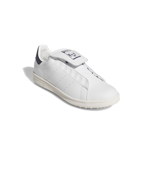 アディダス（adidas）スタンスミス ボア ゴルフ シューズ JP5193 W/NVY