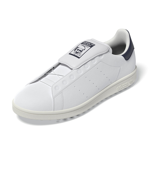 アディダス（adidas）スタンスミス ボア ゴルフ シューズ JP5193 W/NVY