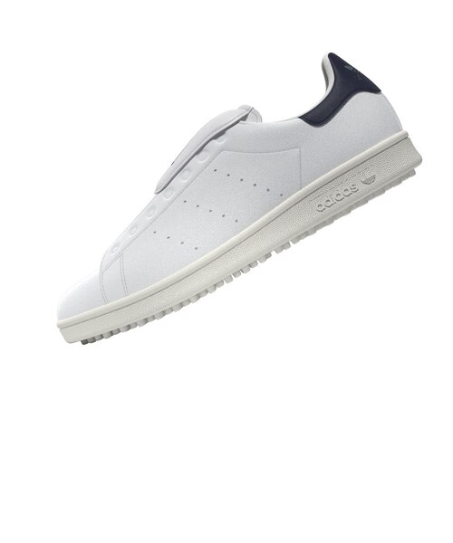 アディダス（adidas）スタンスミス ボア ゴルフ シューズ JP5193 W/NVY