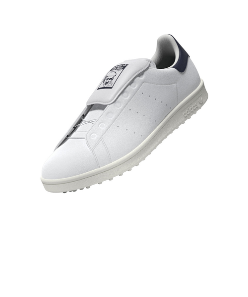 アディダス（adidas）スタンスミス ボア ゴルフ シューズ JP5193 W/NVY