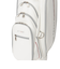 キャディバッグ カートキャディバッグ クラシックスポーツ THMG5FCB-WHT