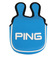 ピン（PING）ゴルフ カラーコード パターカバー マレット HC-U2509 BL 38597 CｺｰﾄﾞPCﾏﾚｯﾄ