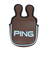 ピン（PING）ゴルフ カラーコード パターカバー マレット HC-U2509 BR 38597 CｺｰﾄﾞPCﾏﾚｯﾄ
