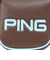 ピン（PING）ゴルフ カラーコード パターカバー マレット HC-U2509 BR 38597 CｺｰﾄﾞPCﾏﾚｯﾄ