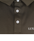 ゴルフウェア バックロゴ半袖ポロシャツ LAH-25001khaki