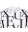 ゴルフウェア 総柄半袖モックネックTシャツ LAT-25004white