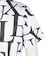 ゴルフウェア 総柄半袖モックネックTシャツ LAT-25004white