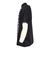 ゴルフウェア バーチカルロゴ半袖モックネックTシャツ LAT-25001black