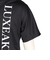 ゴルフウェア バーチカルロゴ半袖モックネックTシャツ LAT-25001black