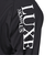 ゴルフウェア バーチカルロゴ半袖モックネックTシャツ LAT-25001black