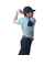 本間ゴルフ（HONMA）ゴルフウェア 吸汗速乾 半袖 ハイネックシャツ SS25 MOCK GR