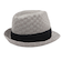 ゴルフ 帽子 チェッカーサーモ 中折れ 76-3300 グレー
