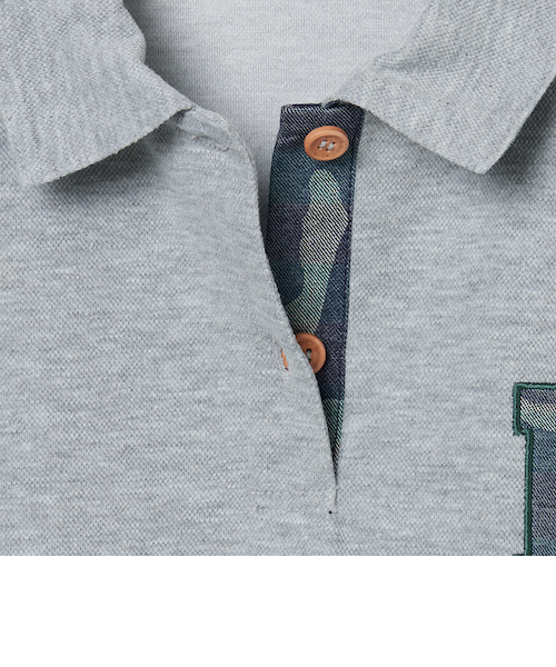 ROSASEN（ROSASEN）ゴルフウェア 鹿の子ダンボール 長袖ポロシャツ 045