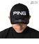 ピン（PING）ゴルフ 帽子 カラーコードカジュアルキャップ HW-N2504 BK 38524