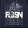 ROSASEN（ROSASEN）ゴルフウェア ジャカート 半袖 クルーネック 044-24842-25AW-098