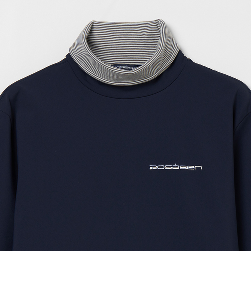 ROSASEN（ROSASEN）ゴルフウェア 防風 ハイネックインナー 長袖 044