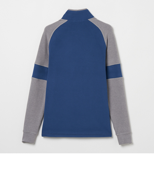 ROSASEN(ROSASEN)ゴルフウェア 吸湿発熱 長袖モックシャツ 047-24011-25AW-095(Men’s) ROSASEN（ROSASEN）ゴルフウェア 吸湿発熱 長袖モックシャツ 047-24011