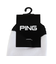 ピン（PING）ゴルフ 消臭糸使用 ショートソックス 621-5286805-030