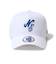 ニューエラ（NEW ERA）ゴルフ 帽子 9FORTY A-Frame クラシックロゴ レーザーパフォーテッド ホワイト 14669130