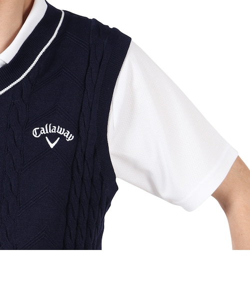 【キャロウェイ】メッシュ ライニング Vネック ナイロン ベスト ゴルフLL 白 楽天市場】メッシュ ベスト（ブランドキャロウェイ）の通販