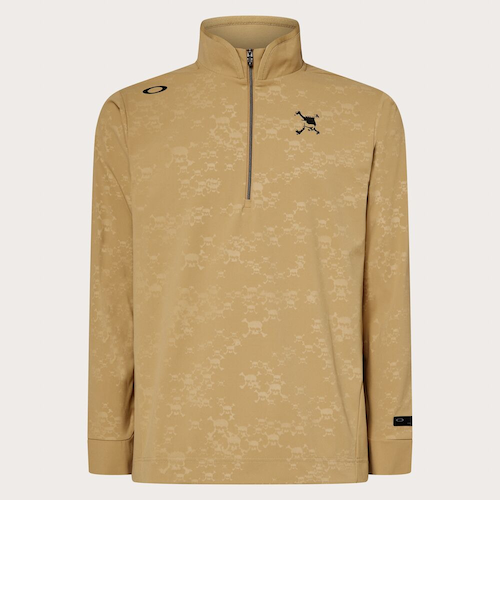 オークリー（OAKLEY）ゴルフウェア 吸汗速乾 SKULL EMBOSSED 起毛 長袖