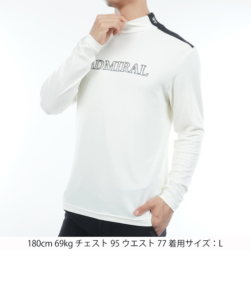 アドミラル ゴルフ（Admiral GOLF）ゴルフウェア 発熱 スエード起毛