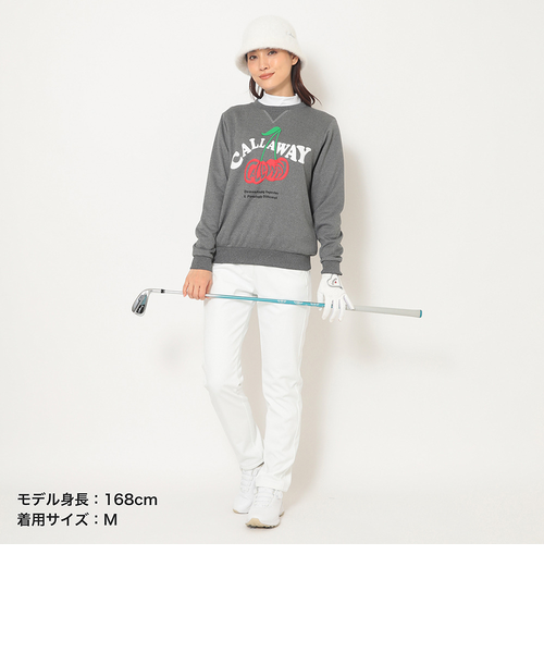 キャロウェイ×クラブハウスコラボ黒Lサイズクルーネックスエット キャロウェイ×クラブハウスコラボ黒Lサイズクルーネックスエット