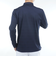 トミーヒルフィガー（TOMMY HILFIGER）ゴルフウェア ロゴジャガード 長袖台衿付きシャツ THMA568-NVY