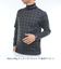 トミーヒルフィガー（TOMMY HILFIGER）ゴルフウェア チェック柄 長袖ハイネックシャツ THMA569-BLK