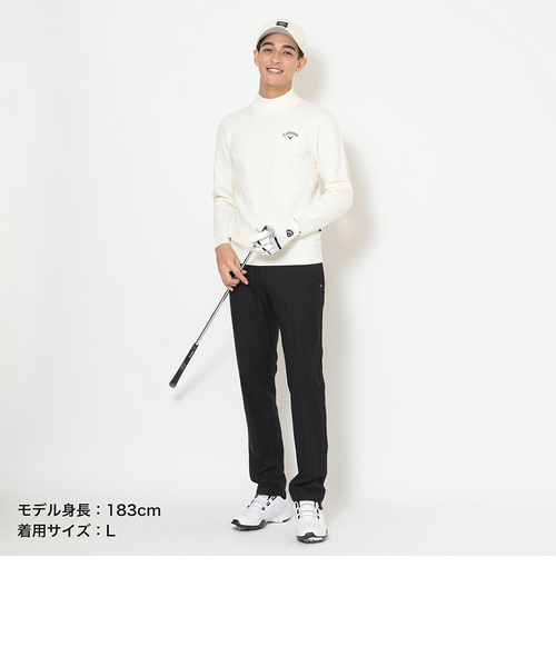キャロウェイ（CALLAWAY）ゴルフウェア リンクス編みハイネック