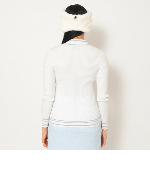 キャロウェイ（CALLAWAY）ゴルフウェア ハイネック長袖リブニット