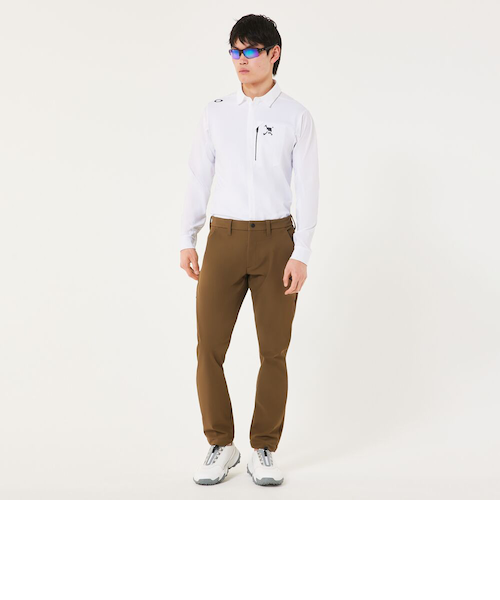 Oakley - 【OAKLEY】メンズ長袖ゴルフウェア/PERFORMANCE FIT/スカル オークリー（OAKLEY）（メンズ）ゴルフウェア 長袖 ハーフジップ