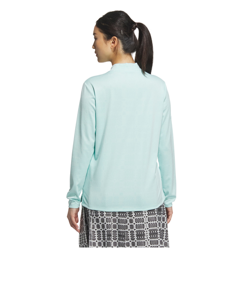 アディダス（adidas）ゴルフウェア ジャカード モックネック長袖