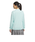 アディダス（adidas）ゴルフウェア ジャカード モックネック長袖ポロシャツ JWJ97-JM7171 LBLU